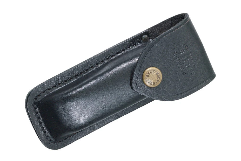 Buck Knives 110 Charcoal 5160 Carbon Steel Folding Hunter Knife W/Sheath 110GYSSH 4 Buck Knives 110 Charcoal 5160 Carbon Steel Folding Hunter Knife W/Sheath 110GYSSH - Image 2