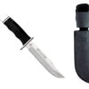 Buck Knives 119 Special Phenolic Fixed Blade Knife W/ Upgraded Black Suede Leather Sheath