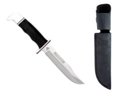Buck Knives 119 Special Phenolic Fixed Blade Knife W/ Upgraded Black Suede Leather Sheath