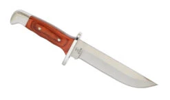 Buck Knives 124 Frontiersman Cocobolo BOS 5160 Carbon Steel Fixed Blade Knife W/ Sheath