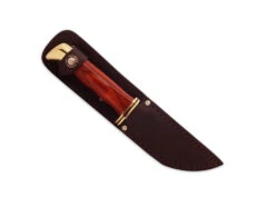 Buck Knives 212 Fixed Ranger Cocobolo & Brass Fixed Blade Knife W/ Sheath 7 Buck Knives 212 Fixed Ranger Cocobolo & Brass Fixed Blade Knife W/ Sheath -Buck Knives Sales 0212CCSSH.2 35106