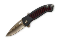 Buck Knives 294 Red/Black Carbon Fiber Momentum Assisted Opening Folding Knife (Out Of Production) -Buck Knives Sales 0294CFSSH.4 38196