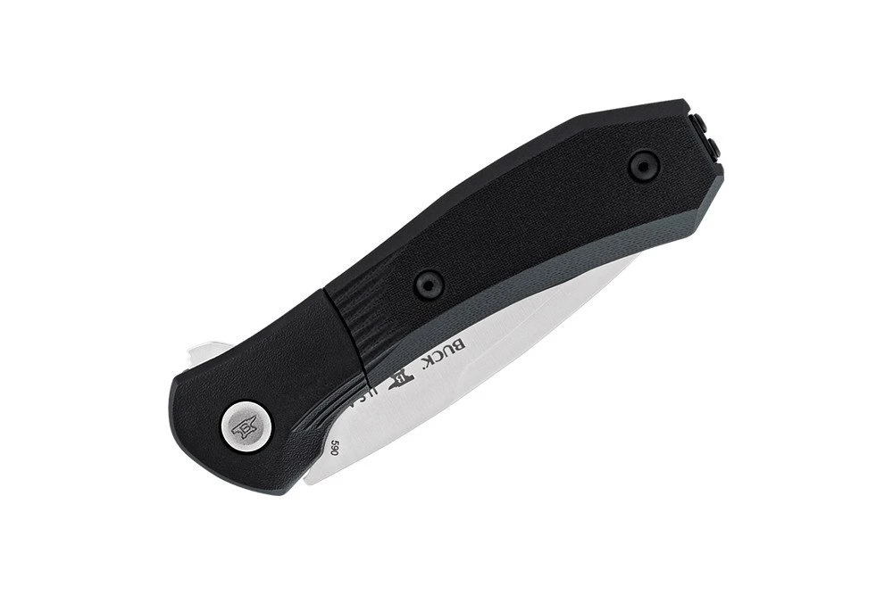 Buck Knives 590 Paradigm Assisted Open Knife 3″ S35VN Drop Point Blade, Black G10 Handles, Rotating Bolster Lock W/ Clip 8 Buck Knives 590 Paradigm Assisted Open Knife 3″ S35VN Drop Point Blade, Black G10 Handles, Rotating Bolster Lock W/ Clip - Image 6