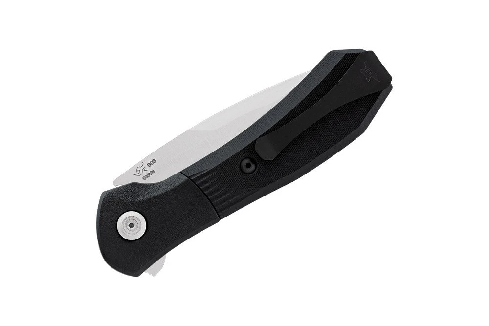 Buck Knives 590 Paradigm Assisted Open Knife 3″ S35VN Drop Point Blade, Black G10 Handles, Rotating Bolster Lock W/ Clip 5 Buck Knives 590 Paradigm Assisted Open Knife 3″ S35VN Drop Point Blade, Black G10 Handles, Rotating Bolster Lock W/ Clip - Image 3