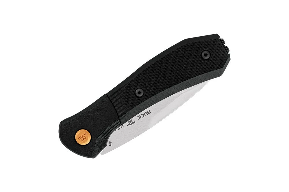 Buck Knives 591 Paradigm Shift Auto Folding Knife 3″ S35VN Drop Point Black G10 Handles Rotating Bolster Lock W/ Clip 8 Buck Knives 591 Paradigm Shift Auto Folding Knife 3″ S35VN Drop Point Black G10 Handles Rotating Bolster Lock W/ Clip - Image 6