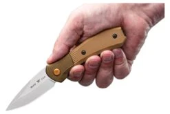 Buck Knives 591 Paradigm Shift Auto Folding Knife 3″ S35VN Drop Point Brown G10 Handles Rotating Bolster Lock W/ Clip -Buck Knives Sales 0591FAM01 7