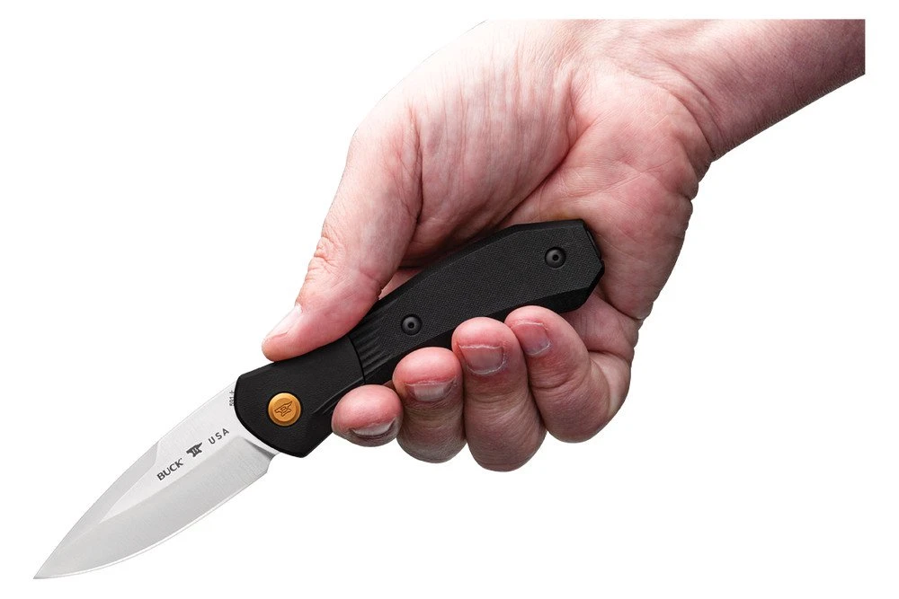 Buck Knives 591 Paradigm Shift Auto Folding Knife 3″ S35VN Drop Point Black G10 Handles Rotating Bolster Lock W/ Clip 7 Buck Knives 591 Paradigm Shift Auto Folding Knife 3″ S35VN Drop Point Black G10 Handles Rotating Bolster Lock W/ Clip - Image 5