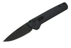 Buck Knives 838 Deploy “Black Out” Auto Folding Knife 3.25″ Drop Point Cerakote S35VN Blade, Black Cerakote Aluminum Handles W/ Clip