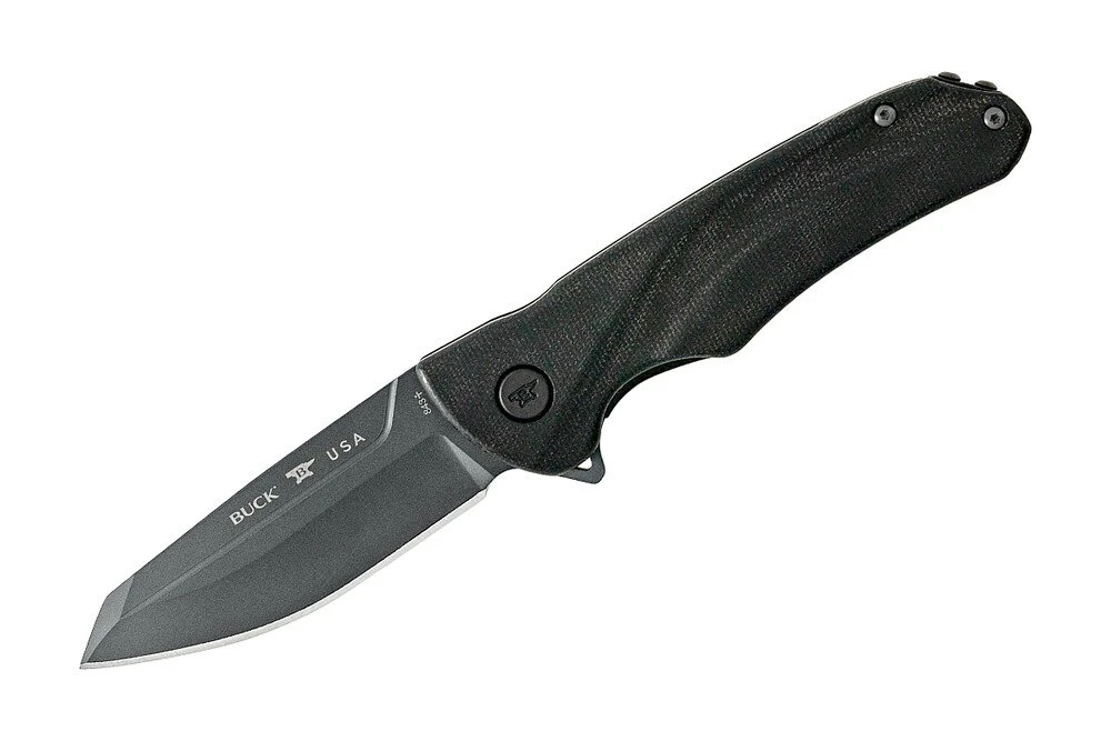 Buck Knives 843 Sprint Ops Ball Bearing Flipper Folding Knife, 3.125″ S30V Reverse Tanto Blade, Black Micarta Handle W/ Clip 3 Buck Knives 843 Sprint Ops Ball Bearing Flipper Folding Knife, 3.125″ S30V Reverse Tanto Blade, Black Micarta Handle W/ Clip