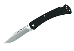 Buck Knives 110 Slim Pro Black G-10 BOS S30V Folding Hunter Knife W/ Clip (Out Of Production)