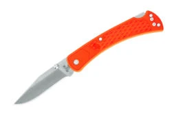 Buck Knives 110 Slim Select Folding Hunter Blaze Orange Pocket Knife W/ Clip