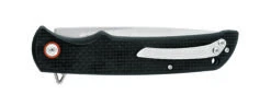 Buck Knives 259 Haxby Carbon Fiber Flipper Folding Knife W/ Clip 0259CFS -Buck Knives Sales 259CFS Haxby Clip scaled 1