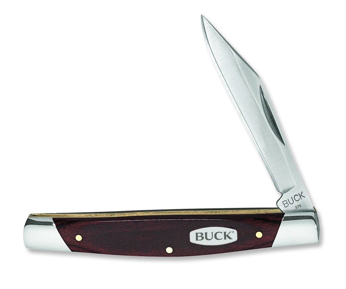 Buck Knives 379 Solo Wood Handle Folding Pocket Knife 379BRS 3 Buck Knives 379 Solo Wood Handle Folding Pocket Knife 379BRS