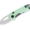 Buck Knives 417 Budgie Compact Folding Knife 2″ S35VN Drop Point Translucent Jade G10 And Stainless Steel Handles W/ Clip