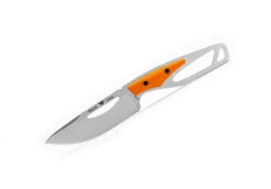 Buck Knives 631 Paklite Field Select, Orange Handle, 4″ 420HC Fixed Blade Knife W/ Sheath