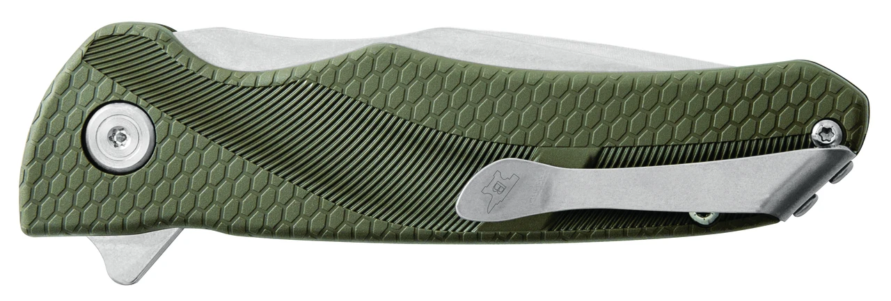 Buck Knives 840 Sprint Select Ball Bearing Flipper Green Pocket Knife W/ Clip 4 Buck Knives 840 Sprint Select Ball Bearing Flipper Green Pocket Knife W/ Clip - Image 2