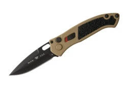Buck Knives 898 Impact Auto Folding Knife 3.125″ Drop Point Cerakote S30V Blade, Tan Cerakote Aluminum Handles W/ Clip