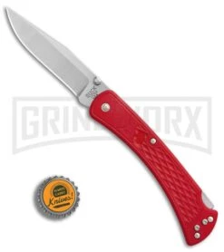 Buck Knives Buck 110 Slim Select Red GFN Lockback Knife - Satin Plain -Buck Knives Sales Buck 110 Hunter Select Red GFN BHQ 88707 er bottlecap large