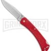 Buck Knives Buck 110 Slim Select Red GFN Lockback Knife - Satin Plain -Buck Knives Sales Buck 110 Hunter Select Red GFN BHQ 88707 er large 1