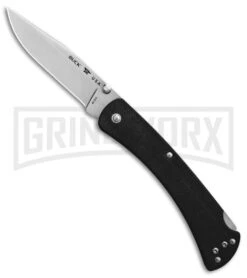 Buck Knives Buck 110 Slim Pro Black G-10 Lockback Knife - Satin Plain