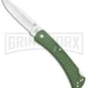Buck Knives Buck 110 Slim SelectOD Green Lockback Knife- Satin Plain -Buck Knives Sales Buck 110 Slim Select LB OD Green Satin 0110ODS2 BHQ 106666 jr large