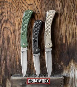Buck Knives Buck 110 Slim Select OD Green Lockback Knife- Satin Plain -Buck Knives Sales Buck 110 Slim Select Lockback Knife OD Green Satin 0110ODS2 BHQ 106666 kp nope web large 2