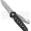 Buck Knives Buck Black Alpha Crosslock Knife W/ Saw & Gut Hook Blade 0183BKS1-B 2 Buck Knives Buck Black Alpha Crosslock Knife W/ Saw & Gut Hook Blade 0183BKS1-B -Buck Knives Sales Buck 183 Alpha Crosslock black saw gut hook satin 0183BKS1 BHQ 66587 er 2 large