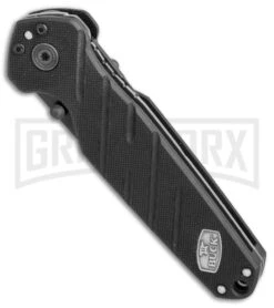 Buck Knives Buck Black Alpha Crosslock Knife W/ Saw & Gut Hook Blade - Black -Buck Knives Sales Buck 183 Alpha Crosslock blackout G10 saw gut hook black BHQ 66586 er spine large