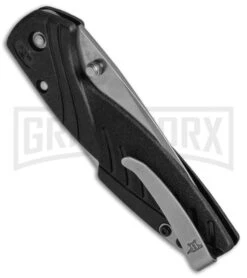 Buck Knives Buck 365 Rival II Black Lock Back Knife - Stonewash Plain -Buck Knives Sales Buck 365 Rival II LB SW 0365BKS B BHQ 51759 jr side large