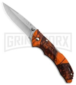 Buck Knives Buck Bantam BBW Mossy Oak Blaze Camo Folding Knife - Satin Plain