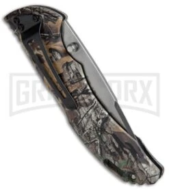 Buck Knives Buck Bantam BHW RealTree Xtra Camo Folding Knife - Satin Plain -Buck Knives Sales Buck Bantam BHW LB Real Tree Camo 0286CMS18 B BHQ 15540 jr side large