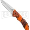 Buck Knives Buck Bantam BHW Mossy Oak Blaze Camo Folding Knife - Satin Plain