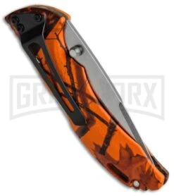 Buck Knives Buck Bantam BLW Mossy Oak Orange Camo Folding Knife 0285CMS9 (3.125" Plain) 7 Buck Knives Buck Bantam BLW Mossy Oak Orange Camo Folding Knife 0285CMS9 (3.125" Plain) -Buck Knives Sales Buck Bantam BLW Mossy Oak Camo Orange 0285CMS9 B CAT. 3895 BHQ 12362 jr side large