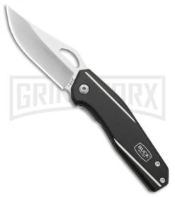 Buck Knives Buck Dealer Tin 247/246 Black Aluminum 2-for-1 Pocket Knife Satin Plain -Buck Knives Sales Buck Dealer Tin 247 246 LL Kit BHQ 141778 jr 246 large