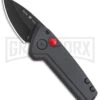 Buck Knives Buck Deploy Gray Mini Automatic Knife - Black Plain -Buck Knives Sales Buck Deploy Mini Auto Sniper Gray Black 0838GYS1 BHQ 146021 jr201 large