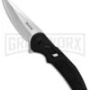 Buck Knives Buck Hexam Black Polymer Folding Knife - Satin Plain -Buck Knives Sales Buck Hexam Black Standard BHQ 140117 jr large