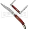Buck Knives Buck Large Toothpick And Deuce Red Wood Knives Combo Gift Set - Set Of 2 Knives -Buck Knives Sales Buck Large Toothpick Deuce Red Wood Combo Tin CMBO129TS C BHQ 50266 jr large