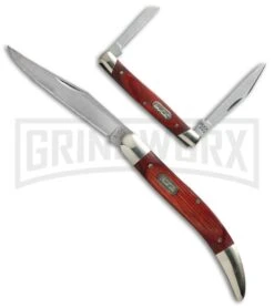 Buck Knives Buck Large Toothpick And Deuce Red Wood Knives Combo Gift Set - Set Of 2 Knives