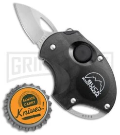 Buck Knives Buck Metro Smoke Folding Knife 758-SMK (1.125" Plain) -Buck Knives Sales Buck Metro LED Black Smoke Satin B 758 SMK BHQ 71297 jr bottlecap large