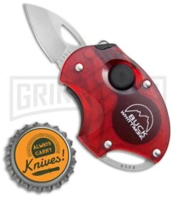 Buck Knives Buck Metro Red Folding Knife 758RD (1.125" Plain) 11 Buck Knives Buck Metro Red Folding Knife 758RD (1.125" Plain) -Buck Knives Sales Buck Metro LED Red Satin B758 RD BHQ 71299 jr bottlecap large