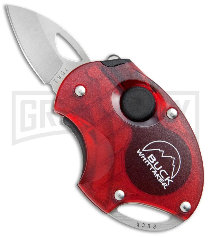 Buck Knives Buck Metro Red Folding Knife 758RD (1.125" Plain) 3 Buck Knives Buck Metro Red Folding Knife 758RD (1.125" Plain)