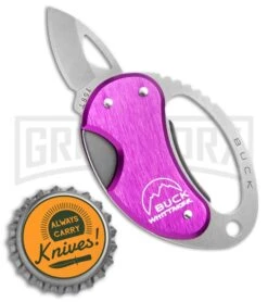 Buck Knives Buck Metro Purple Folding Knife - Satin Plain -Buck Knives Sales Buck Metro LL Purple Satin B759 PLW BHQ 71301 jr bottlecap large