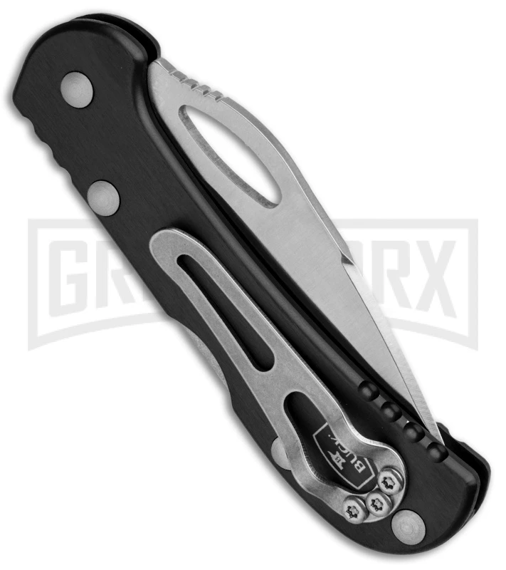 Buck Knives Buck Mini SpitFire Black Folding Knife - Satin Plain 5 Buck Knives Buck Mini SpitFire Black Folding Knife - Satin Plain - Image 3