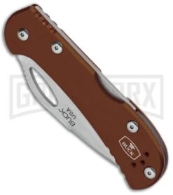 Buck Knives Buck Mini SpitFire Brown Folding Knife - Satin Plain 7 Buck Knives Buck Mini SpitFire Brown Folding Knife - Satin Plain -Buck Knives Sales Buck Mini SpitFire LB Brown Satin 0726BRS BHQ 92995 jr spine large 1