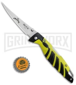 Buck Knives Buck Mr. Crappie Slab Shaver Folding Knife - Satin Plain -Buck Knives Sales Buck Mr. Crappie Slab Shaver 0231YWS B BHQ 66589 jr bottlecap 2 large