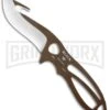 Buck Knives Buck PakLite Large Skinner GuthookBrown Fixed Blade Knife - Satin Recurve -Buck Knives Sales Buck PackLite Large skinner guthook Brown Satin 0141BRG BHQ 106681 jr large