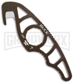 Buck Knives Buck PakLite Field Master Kit Brown Fixed Blade/Guthook - Brown/Satin -Buck Knives Sales Buck PakLite Field Master Guthook Brown 0141BRSVP BHQ 106683 jr Guthook large