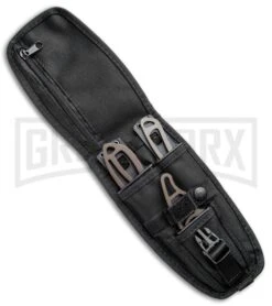 Buck Knives Buck PakLite Field Master Kit Brown Fixed Blade/Guthook - Brown/Satin -Buck Knives Sales Buck PakLite Field Master Guthook Brown 0141BRSVP BHQ 106683 jr sheath open large