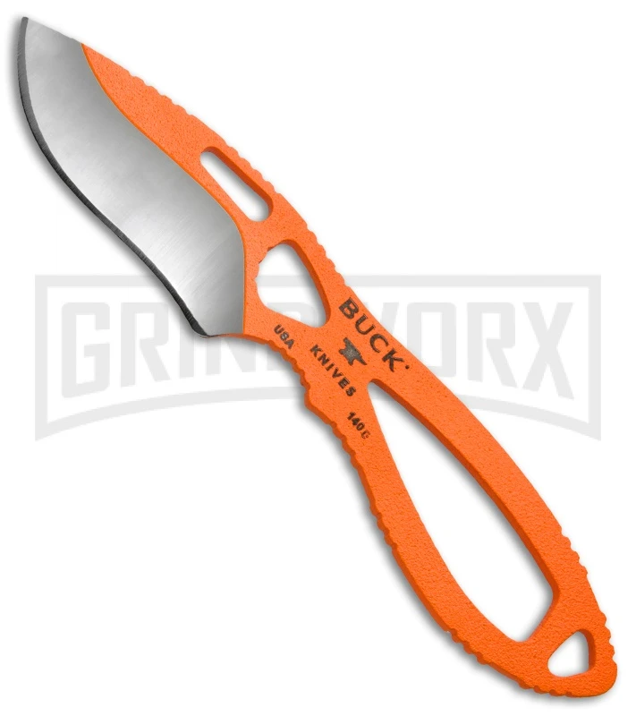 Buck Knives Buck PakLite Skinner Fixed Blade Knife - Orange Plain 3 Buck Knives Buck PakLite Skinner Fixed Blade Knife - Orange Plain