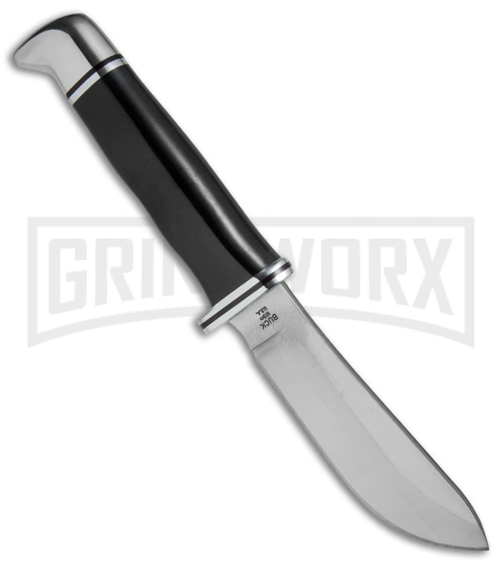 Buck Knives Buck Skinner Black Hunting Fixed Blade Knife - Satin Plain 4 Buck Knives Buck Skinner Black Hunting Fixed Blade Knife - Satin Plain - Image 2